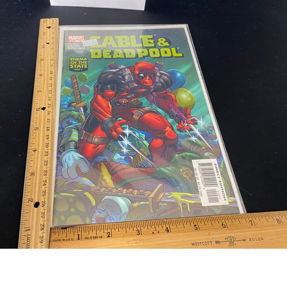 Cable &‎ Deadpool #8 Enema of the State Part 1 Marvel Comic Book Direct Edition